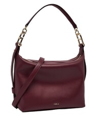 FURLA TONIE Borsa a spalla in pelle con tracolla red apple - Borse Donna - 3