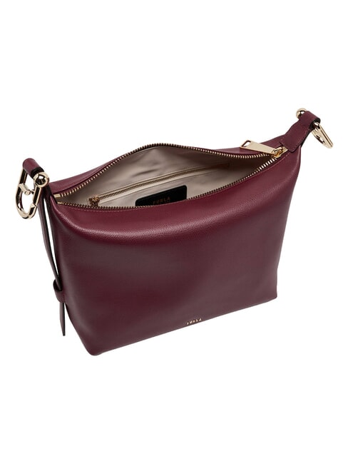 TONIE Borsa a spalla in pelle con tracolla red apple - Borse Donna
