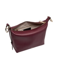 FURLA TONIE Borsa a spalla in pelle con tracolla red apple - Borse Donna - 5