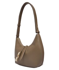 FURLA GOCCIA Borsa a spalla pelle martellata muddy gray - Borse Donna - 3