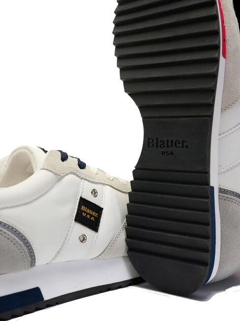 QUEENS Sneakers white/red/navy - Scarpe Uomo