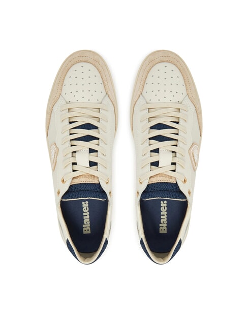 MURRAY Sneakers cream/avio - Scarpe Uomo