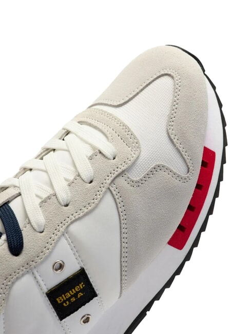 QUEENS Sneakers white/red/navy - Scarpe Uomo