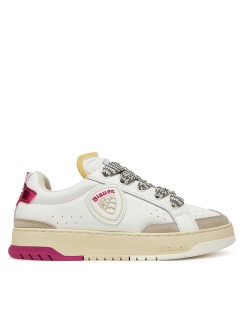 ADEL Sneakers white/fuxia - Scarpe Donna
