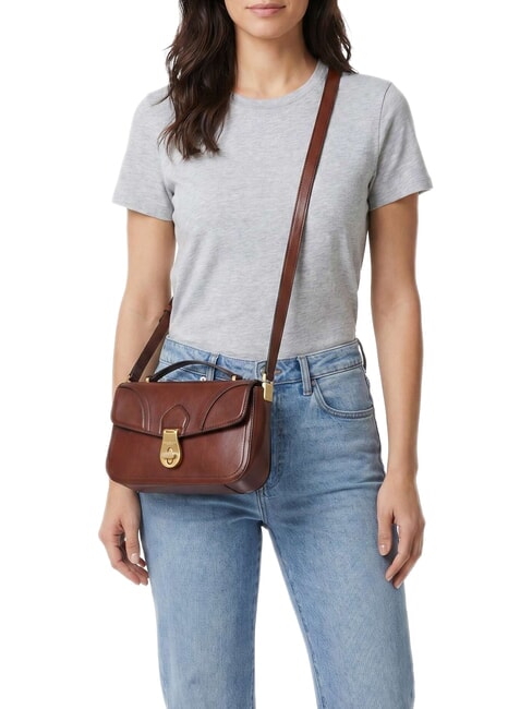 MIA Borsa a mano con tracolla, in pelle MARRONE - Borse Donna