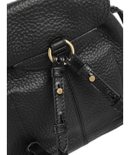 THE BRIDGE MARTINA Zaino in pelle martellata Nero Oro - Borse Donna - 5