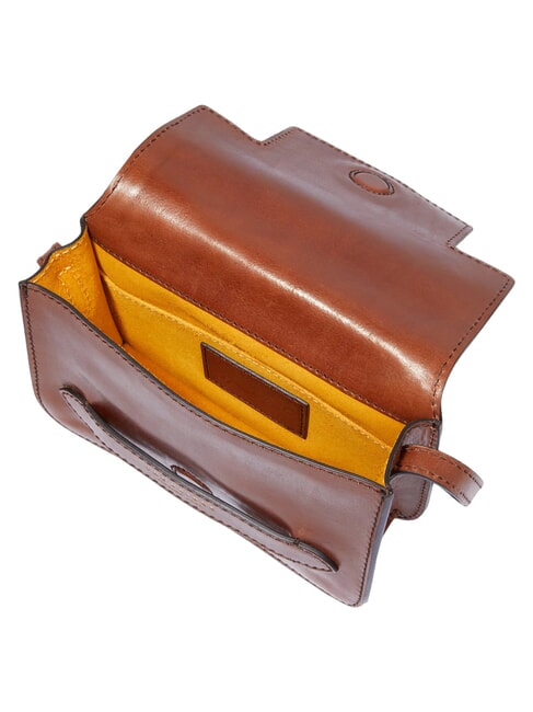 LUCREZIA Mini bag a tracolla moka with gold - Borse Donna