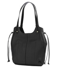 THE BRIDGE MARTINA Borsa a spalla, in pelle Nero Oro - Borse Donna - 3