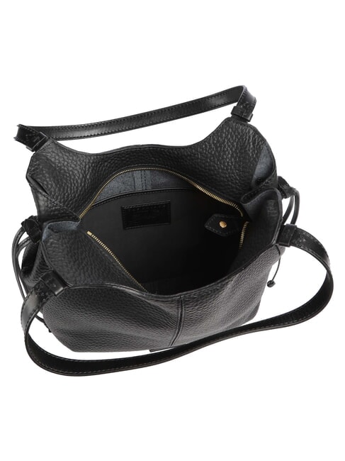 MARTINA Borsa a spalla, in pelle Nero Oro - Borse Donna
