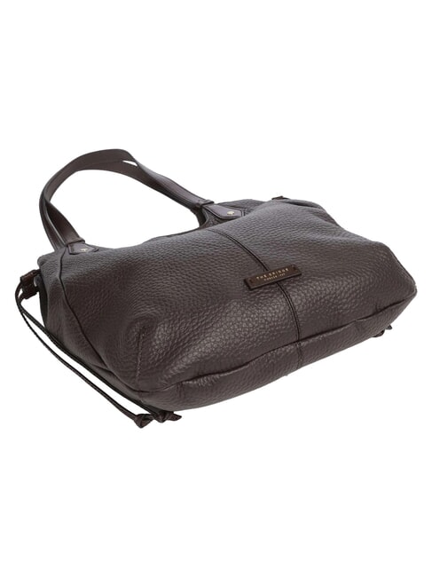 MARTINA Borsa a spalla, in pelle moka with gold - Borse Donna