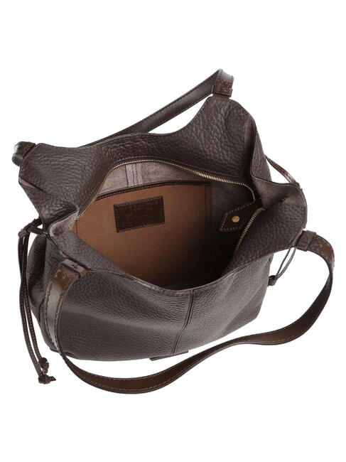 MARTINA Borsa a spalla, in pelle moka with gold - Borse Donna