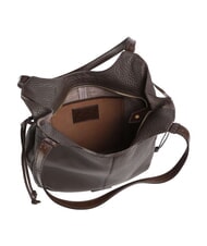 THE BRIDGE MARTINA Borsa a spalla, in pelle moka with gold - Borse Donna - 5