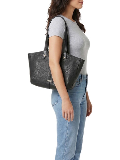 MARTINA Borsa a spalla, in pelle Nero Oro - Borse Donna