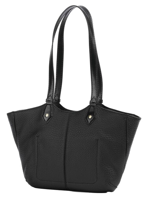 MARTINA Borsa a spalla, in pelle Nero Oro - Borse Donna