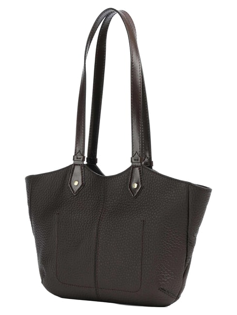 MARTINA Borsa a spalla, in pelle moka with gold - Borse Donna