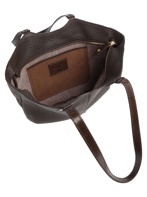 MARTINA Borsa a spalla, in pelle moka with gold - Borse Donna