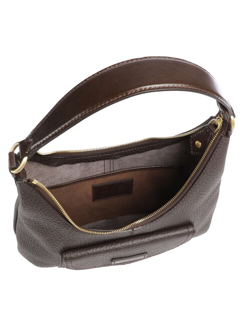 MARTINA Borsa a spalla, in pelle moka with gold - Borse Donna