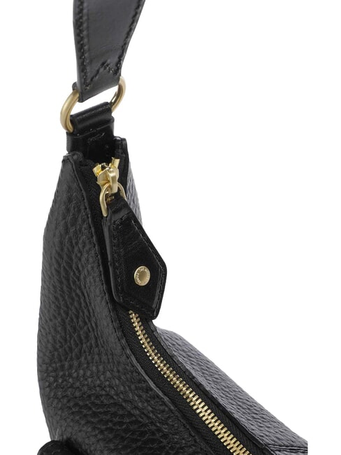 MARTINA Borsa a spalla, in pelle Nero Oro - Borse Donna