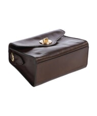 THE BRIDGE IRENE  Mini Bag a tracolla, in pelle moka with gold - Borse Donna - 3