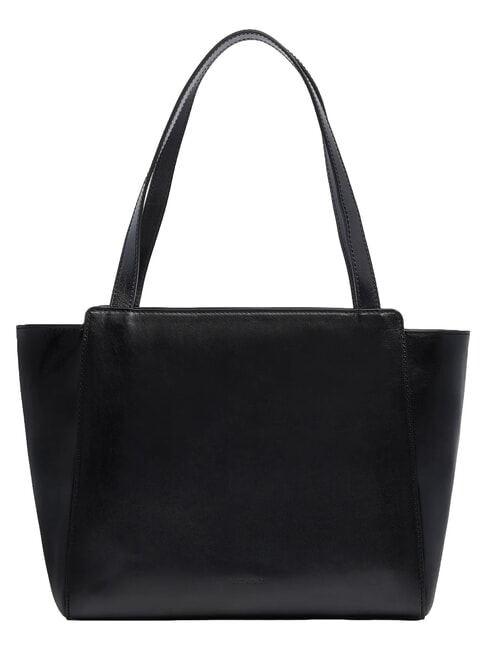 LUCREZIA Borsa shopping a spalla in pelle Nero Oro - Borse Donna