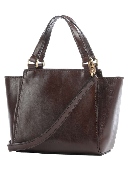 LUCREZIA Borsa a mano in pelle con tracolla moka with gold - Borse Donna