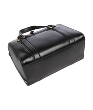 THE BRIDGE LAURA Borsa bauletto in pelle con tracolla Nero Oro - Borse Donna - 4