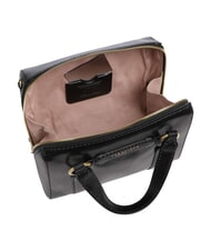 THE BRIDGE LAURA Borsa bauletto in pelle con tracolla Nero Oro - Borse Donna - 5