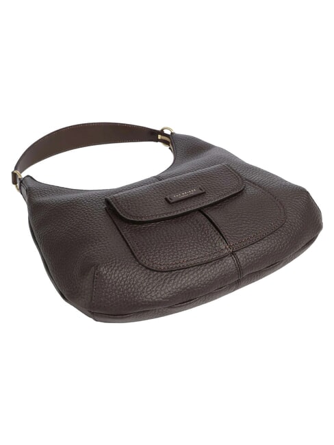 MARTINA Borsa a spalla, in pelle moka with gold - Borse Donna