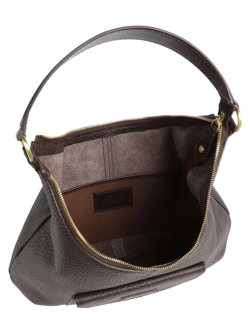 MARTINA Borsa a spalla, in pelle moka with gold - Borse Donna