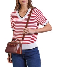 THE BRIDGE LAURA Borsa mini a mano con tracolla, in pelle MARRONE - Borse Donna - 2