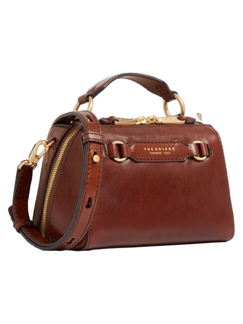 LAURA Borsa mini a mano con tracolla, in pelle MARRONE - Borse Donna