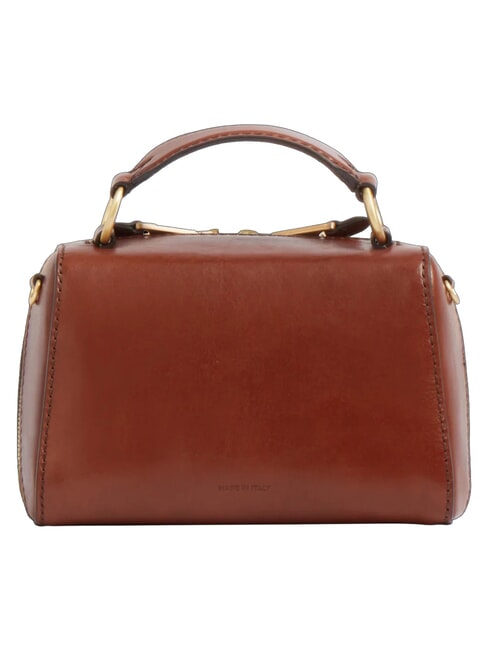 LAURA Borsa mini a mano con tracolla, in pelle MARRONE - Borse Donna