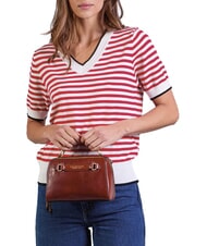 THE BRIDGE LAURA Borsa mini a mano con tracolla, in pelle MARRONE - Borse Donna - 7