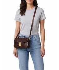 THE BRIDGE MIA Borsa a mano con tracolla, in pelle moka with gold - Borse Donna - 2