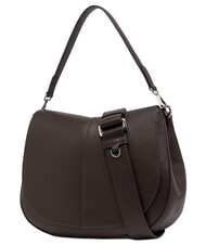GIANNI CHIARINI HELENA ROUND Borsa a spalla con tracolla, in pelle espresso - Borse Donna - 3