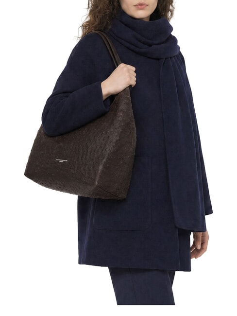 DUA Borsa a spalla, in pelle espresso - Borse Donna