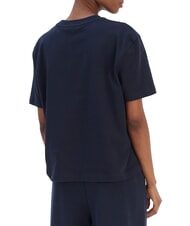TOMMY HILFIGER TJ Signature T-Shirt in cotone dark night navy - T-shirt e Top Donna - 2
