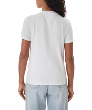 TOMMY HILFIGER TJ Maglietta in cotone rigenerato ecru - T-shirt e Top Donna - 2