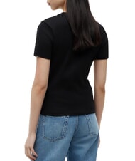 TOMMY HILFIGER TH T-Shirt in cotone black - T-shirt e Top Donna - 2