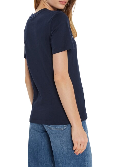 TH 1985 T-Shirt in cotone dark night navy - T-shirt e Top Donna