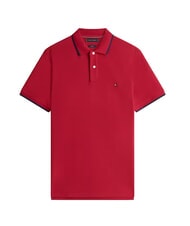 TOMMY HILFIGER TH Polo in cotone rigenerato regatta red - Polo Uomo - 3