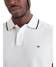 TOMMY HILFIGER TH Polo in cotone rigenerato white - Polo Uomo - 3