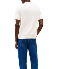 TOMMY HILFIGER TH Polo a maniche corte ivory petal - Polo Uomo - 2