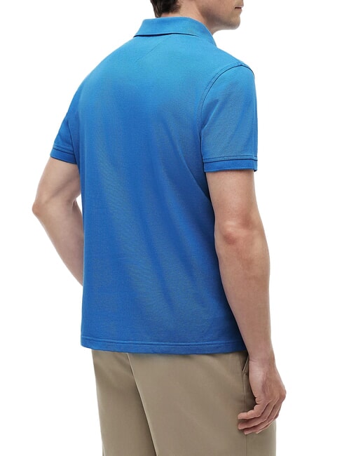 TH Polo a maniche corte regular fit blue orbit - Polo Uomo