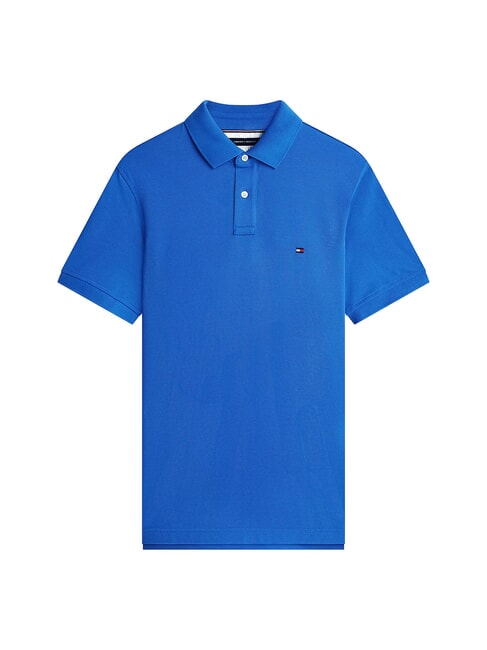 TH Polo a maniche corte regular fit blue orbit - Polo Uomo