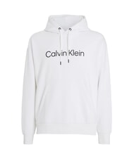 CALVIN KLEIN CKJ Felpa con cappuccio bright white - Felpe Uomo - 3