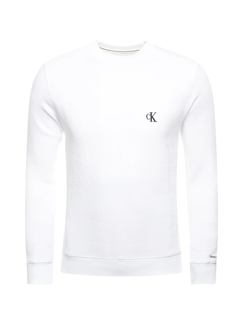 CKJ Felpa girocollo bright white - Felpe Uomo
