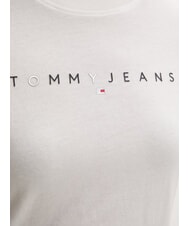 TOMMY HILFIGER SCRIPT LOGO T-shirt manica corta ecru - T-shirt e Top Donna - 3