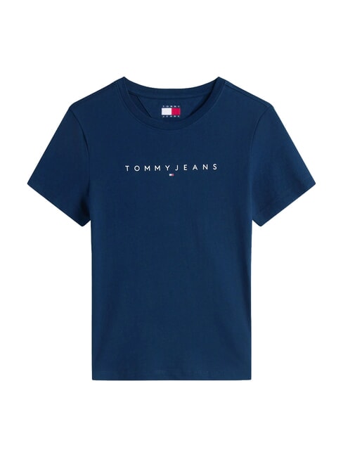 SCRIPT LOGO T-shirt manica corta dark night navy 1 - T-shirt e Top Donna