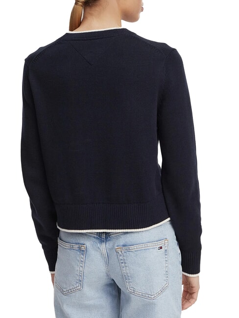 TJ Maglione in cotone dark night navy - Maglie Donna